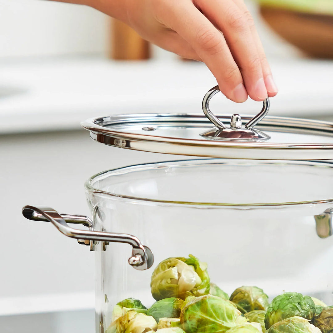 Karaca Amore Dyb Glasgryde (Borosilikat) – 20 cm - 4,5 Liter - Løven Home