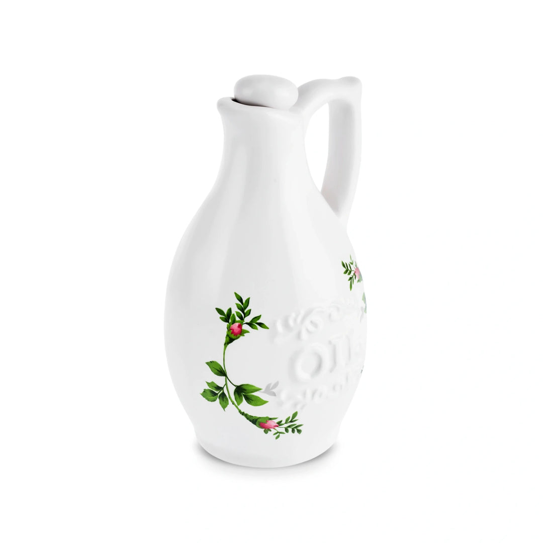 Karaca - Antik olie og eddikesæt - 640 ml. | Keramik | Hvid | 2 stk. - Løven Home