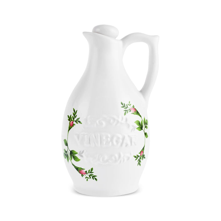 Karaca - Antik olie og eddikesæt - 640 ml. | Keramik | Hvid | 2 stk. - Løven Home