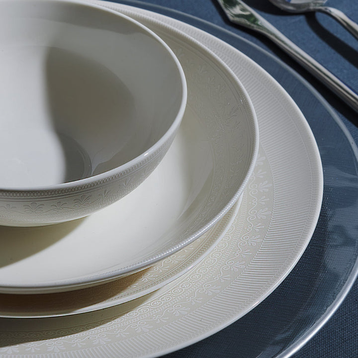 Karaca Arte New Bone Spisestel – 56 dele til 12 personer - Løven Home