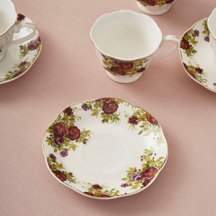 Karaca Asuman Espressosæt 12 Dele til 6 personer (80 ml) - Blomstret - Løven Home