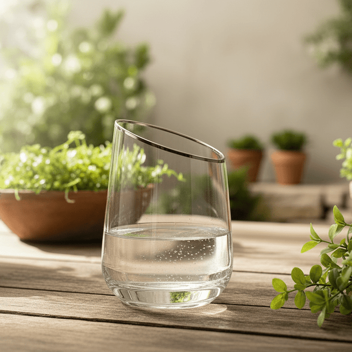 Karaca Aurora - Platin Drikkeglas – 6 stk | 360 ml - Løven Home