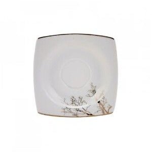 Karaca Autumn Espresso Kaffesæt til 6 personer – 85 ml - Hvid/Guld - Løven Home