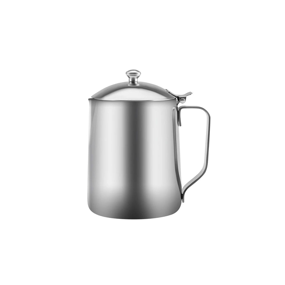 Karaca Barista Mælkekande m/Låg 0,7 Liter Rustfrit Stål - Løven Home