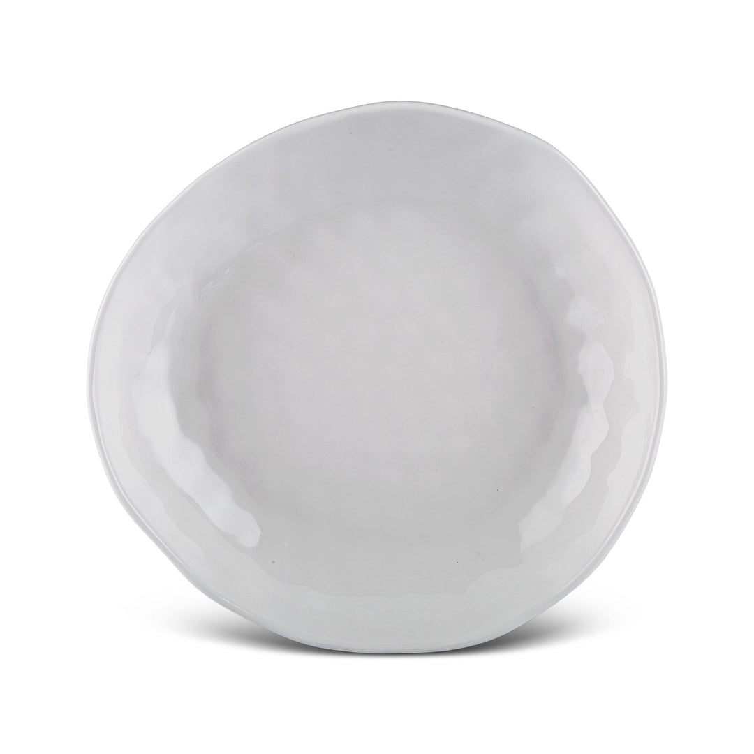 Karaca Bomonti Dyb Tallerken – 21 cm - Hvid Porcelæn - Løven Home