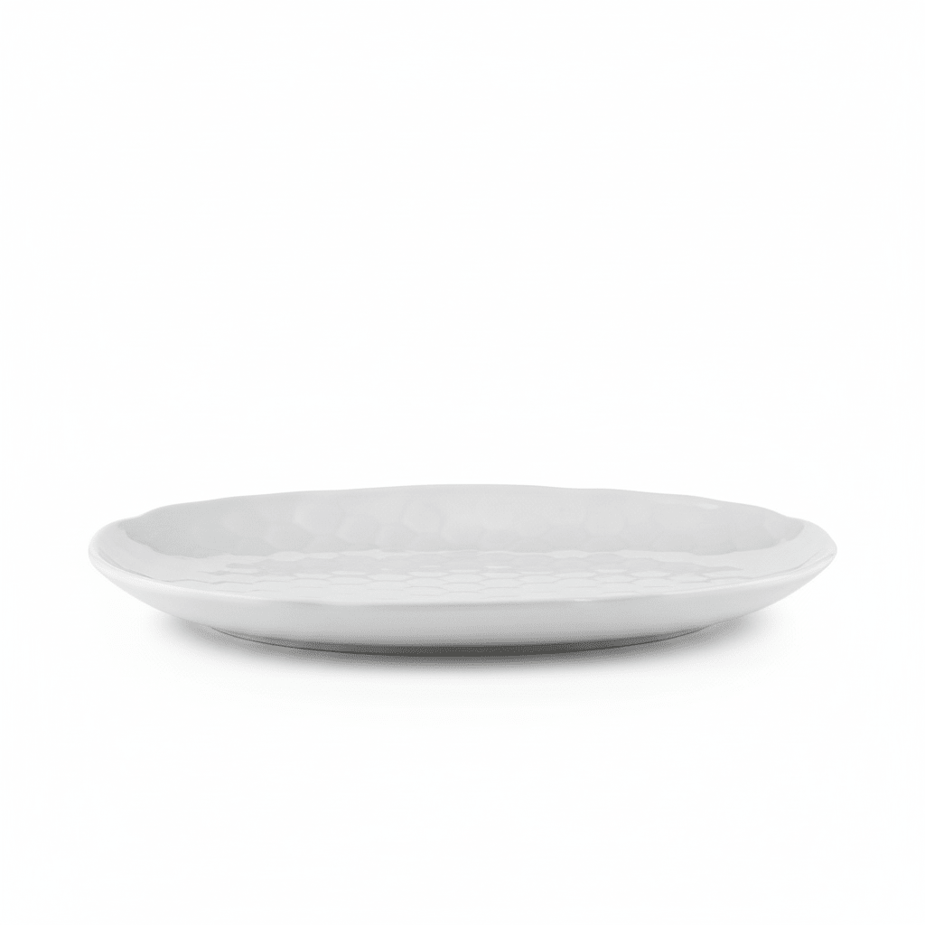 Karaca Bomonti Serveringsfad 31 cm | Hvid Porcelæn - Løven Home