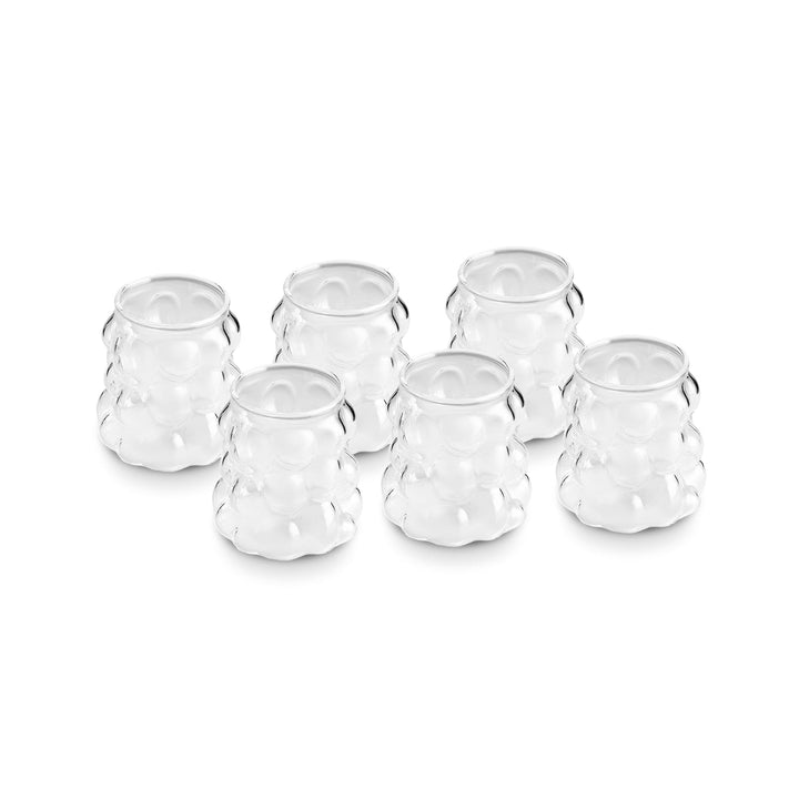 Karaca Bubble Glas – 6 stk. 90 ml - Løven Home