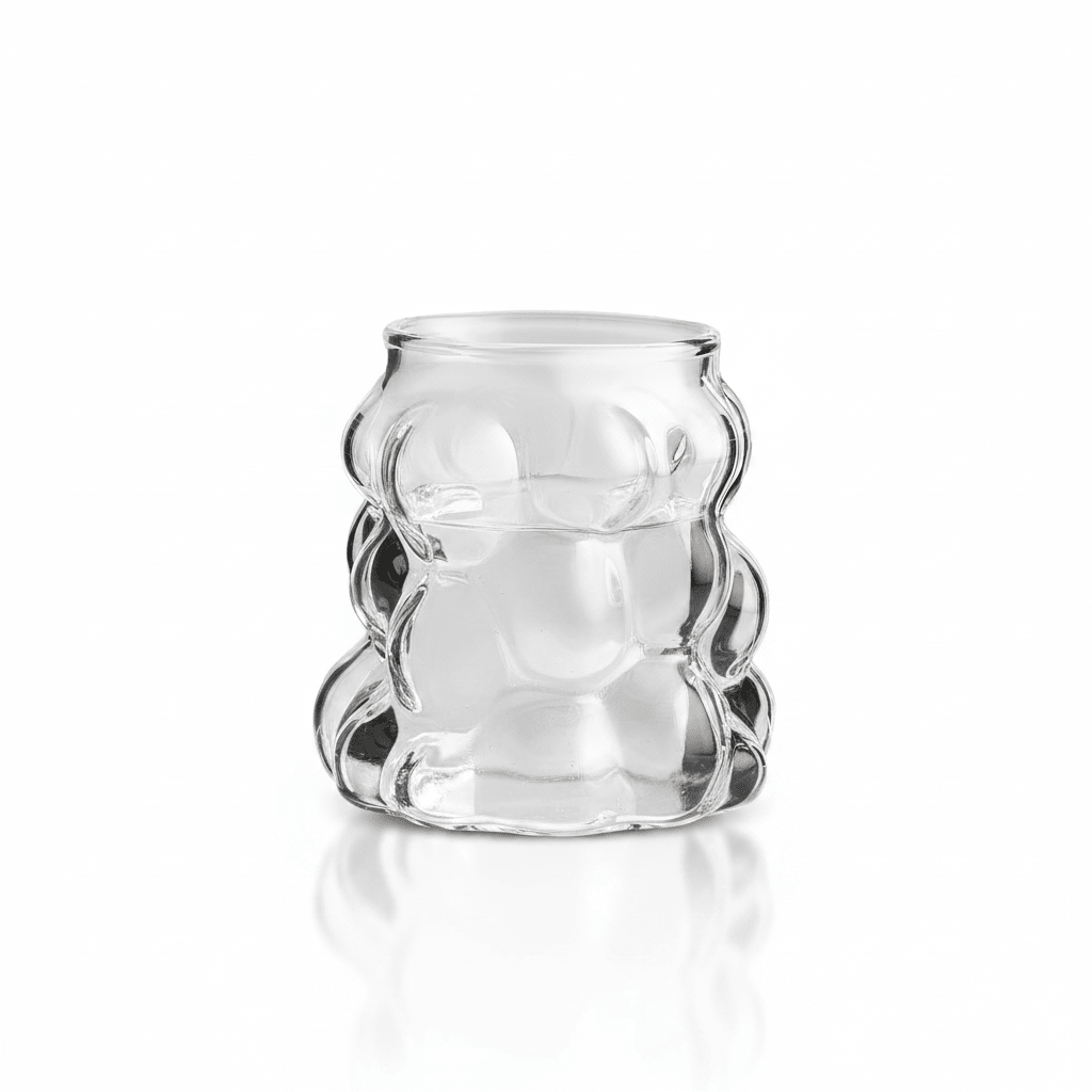 Karaca Bubble små vandglas – 6 stk. - 90 ml - Løven Home
