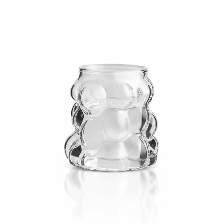 Karaca Bubble små vandglas – 6 stk. - 90 ml - Løven Home