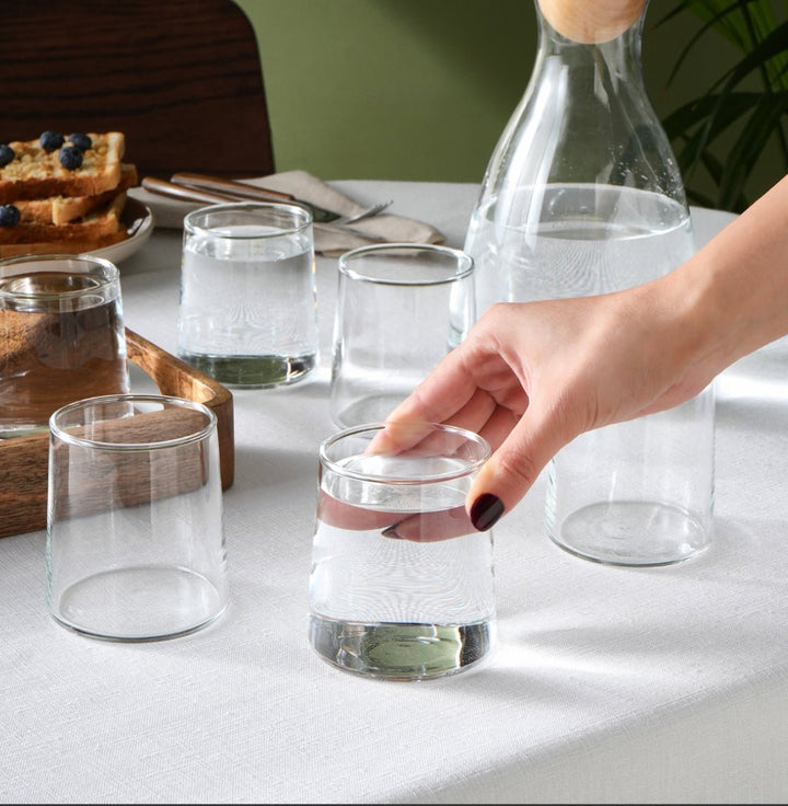 Karaca Camelia 7 - deles Glas - og Drikkesæt - Løven Home