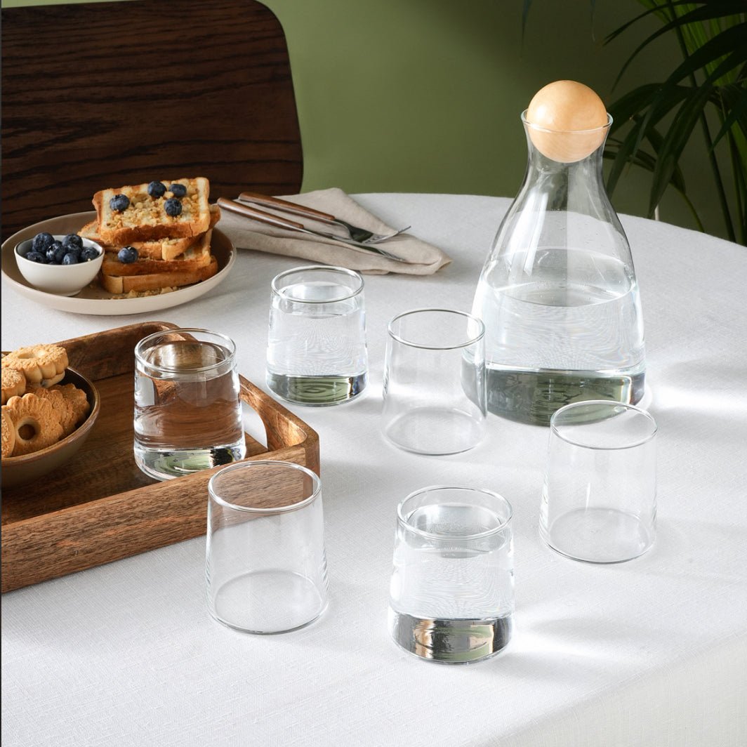 Karaca Camelia 7 - deles Glas - og Drikkesæt - Løven Home