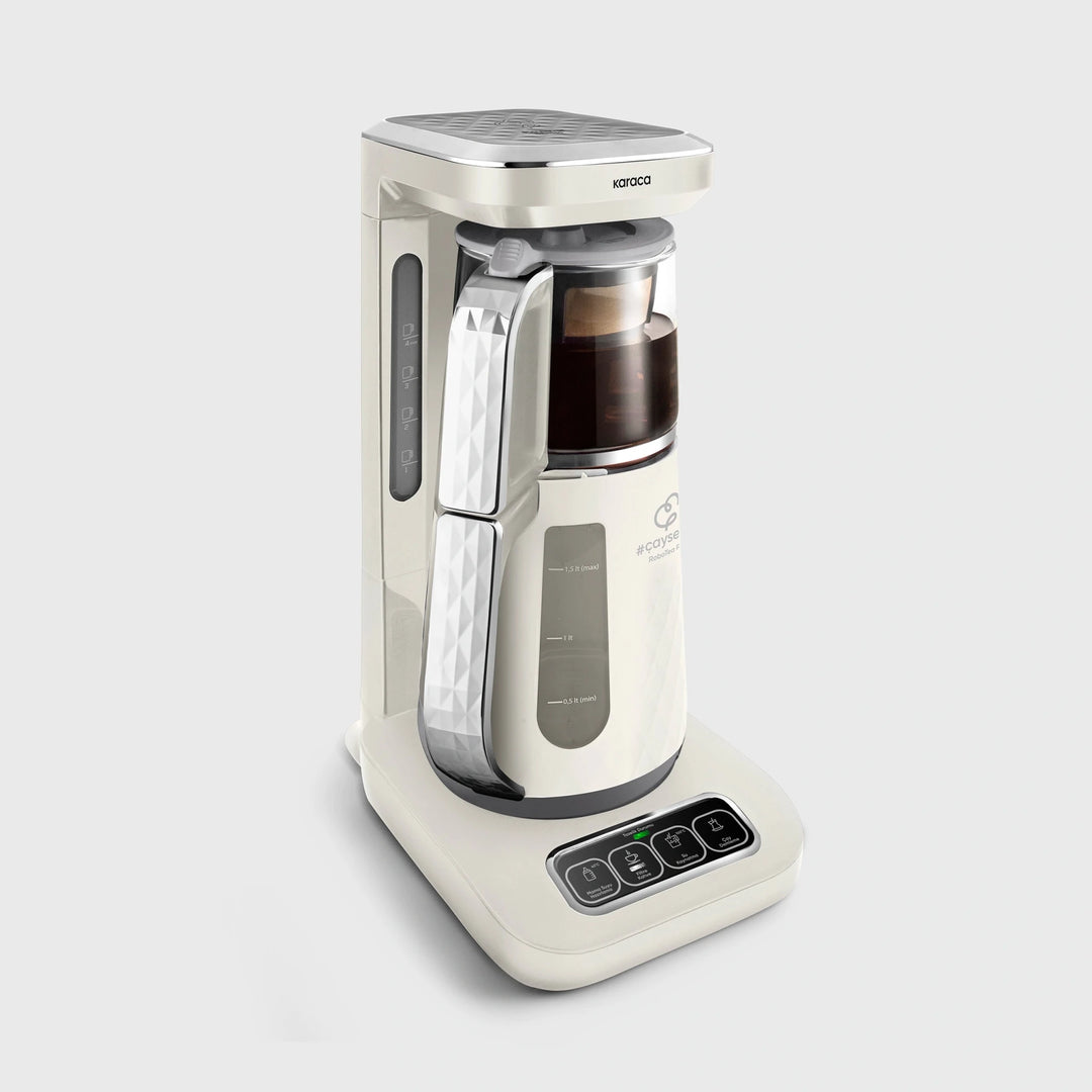 Karaca Çaysever Robotea Pro Quartz 4 - i - 1 talende te - og kaffemaskine – Creamy - Løven Home