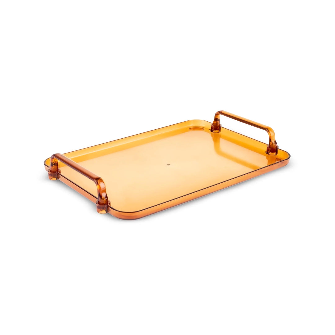 Karaca Claro Rektangulær Serveringsbakke – Amber, 30 cm - Løven Home