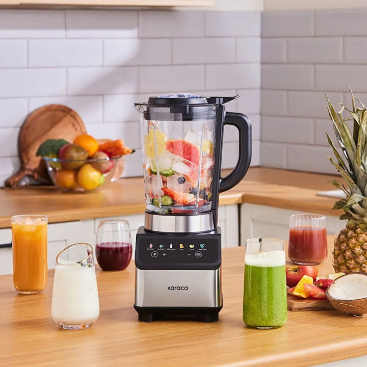 Karaca Color Touch Screen Smoothie Blender 1,5 L – 1200W - Sølv - Løven Home