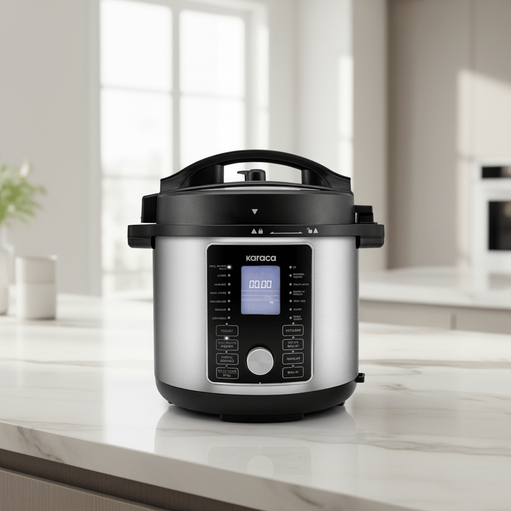 Karaca - Cooker Elektrisk Trykkoger - Inox | 1000 W | 6 L - Løven Home