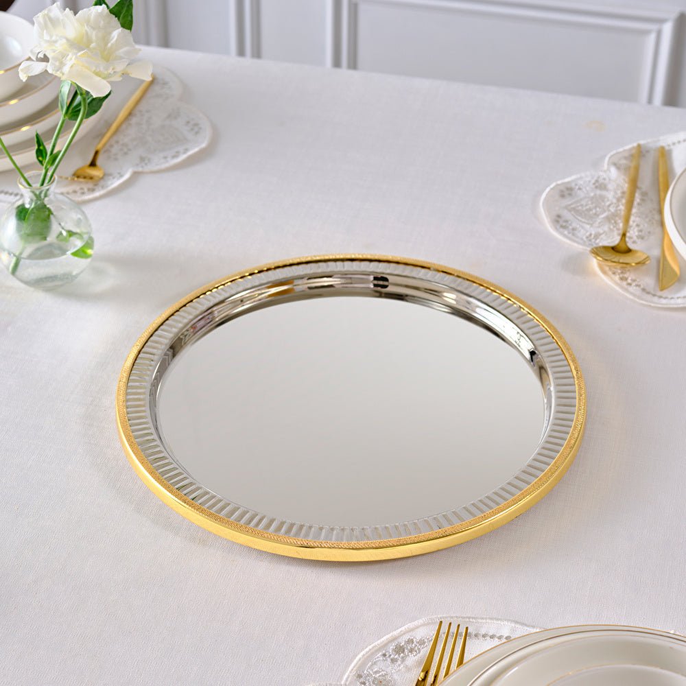 Karaca - Dekorativ bakke og dækkeserviet - 33 cm - Løven Home