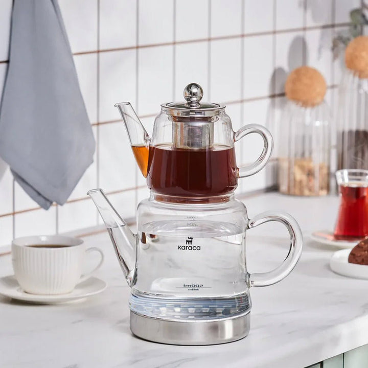 Karaca Dora Midi Tekande i Borosilikatglas - 2,25 Liter - Løven Home