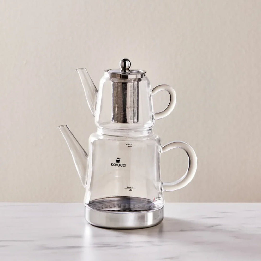 Karaca Dora Midi Tekande i Borosilikatglas - 2,25 Liter - Løven Home