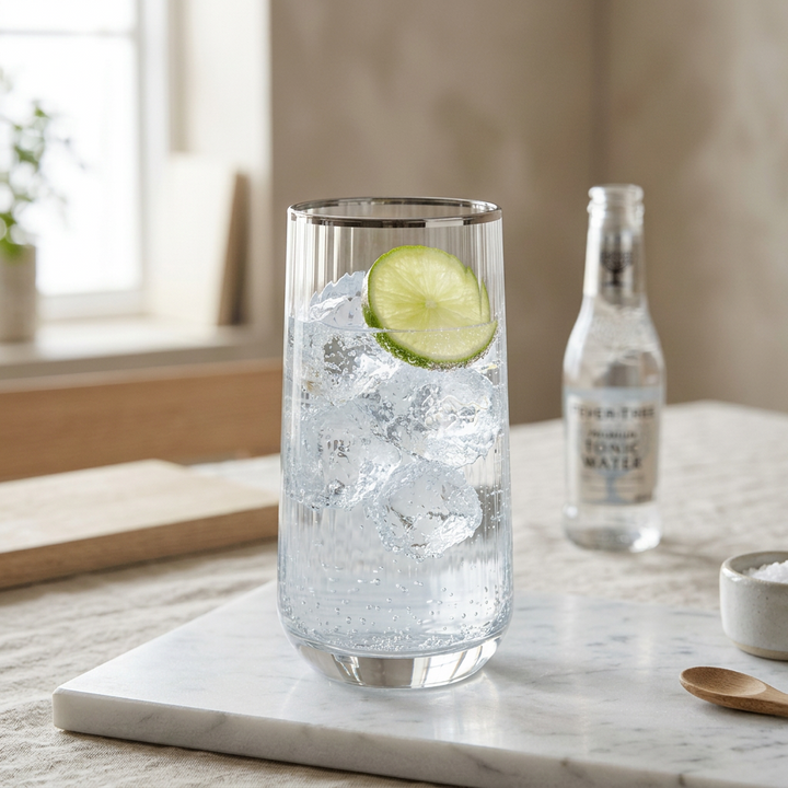 Karaca – Drikkeglas, 6 stk. i platin - Løven Home