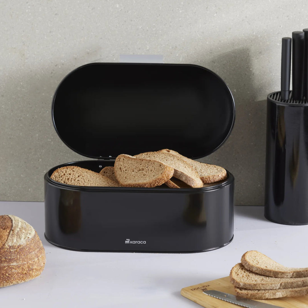 Karaca Dustin Brødkasse - Sort - Løven Home