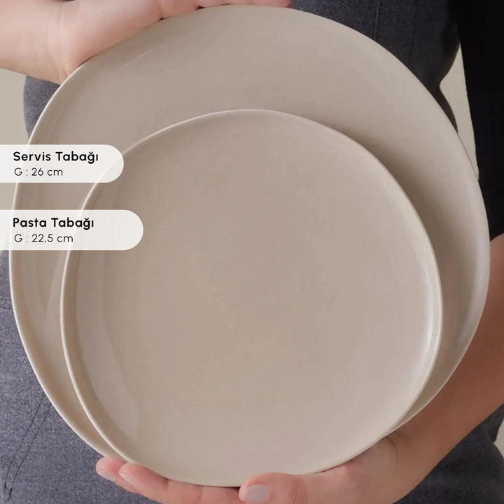 Karaca Earth Collection Cupid 55 dele - Spisestel til 12 personer - Løven Home