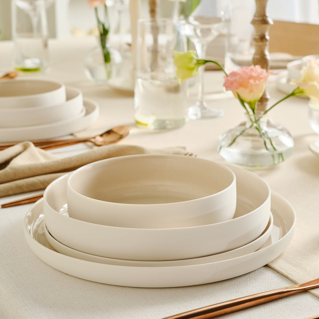 Karaca Earth Collection Finesse Spisestel til 6 personer | Beige - Løven Home