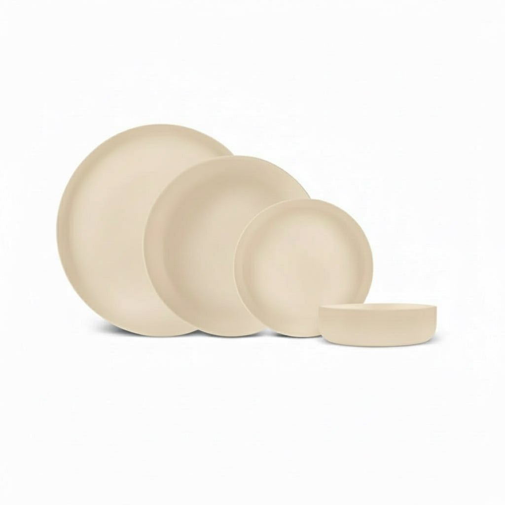 Karaca Earth Collection Finesse Spisestel til 6 personer | Beige - Løven Home