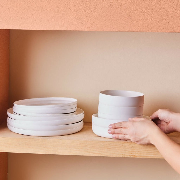 Karaca Earth Collection Matte Glaze 55 Dele Spisestel til 12 Personer - Løven Home