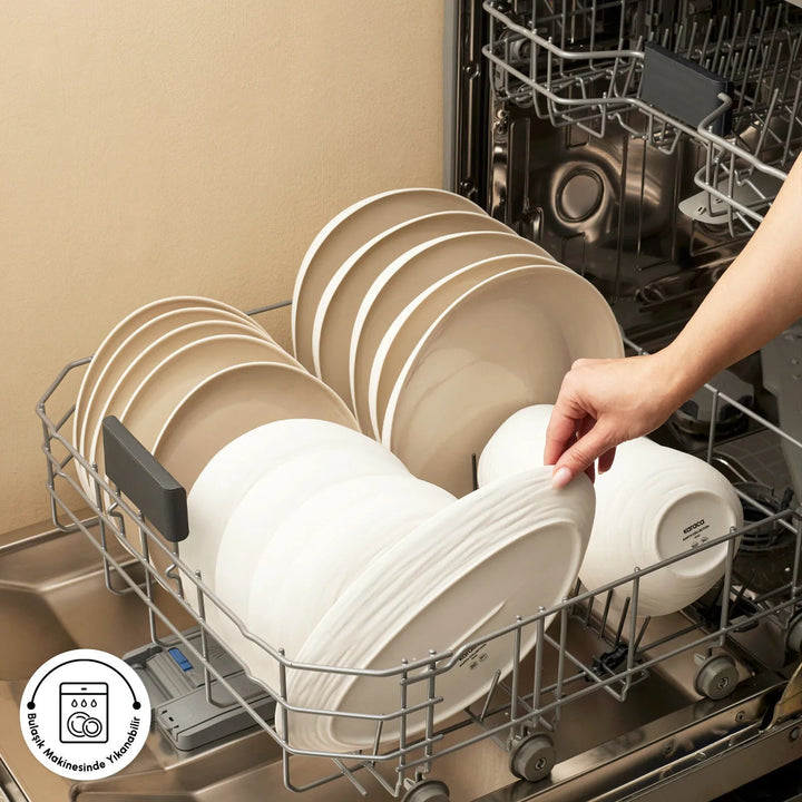 Karaca Earth Collection Rise – 55 dele Middagsservice til 12 personer - Løven Home