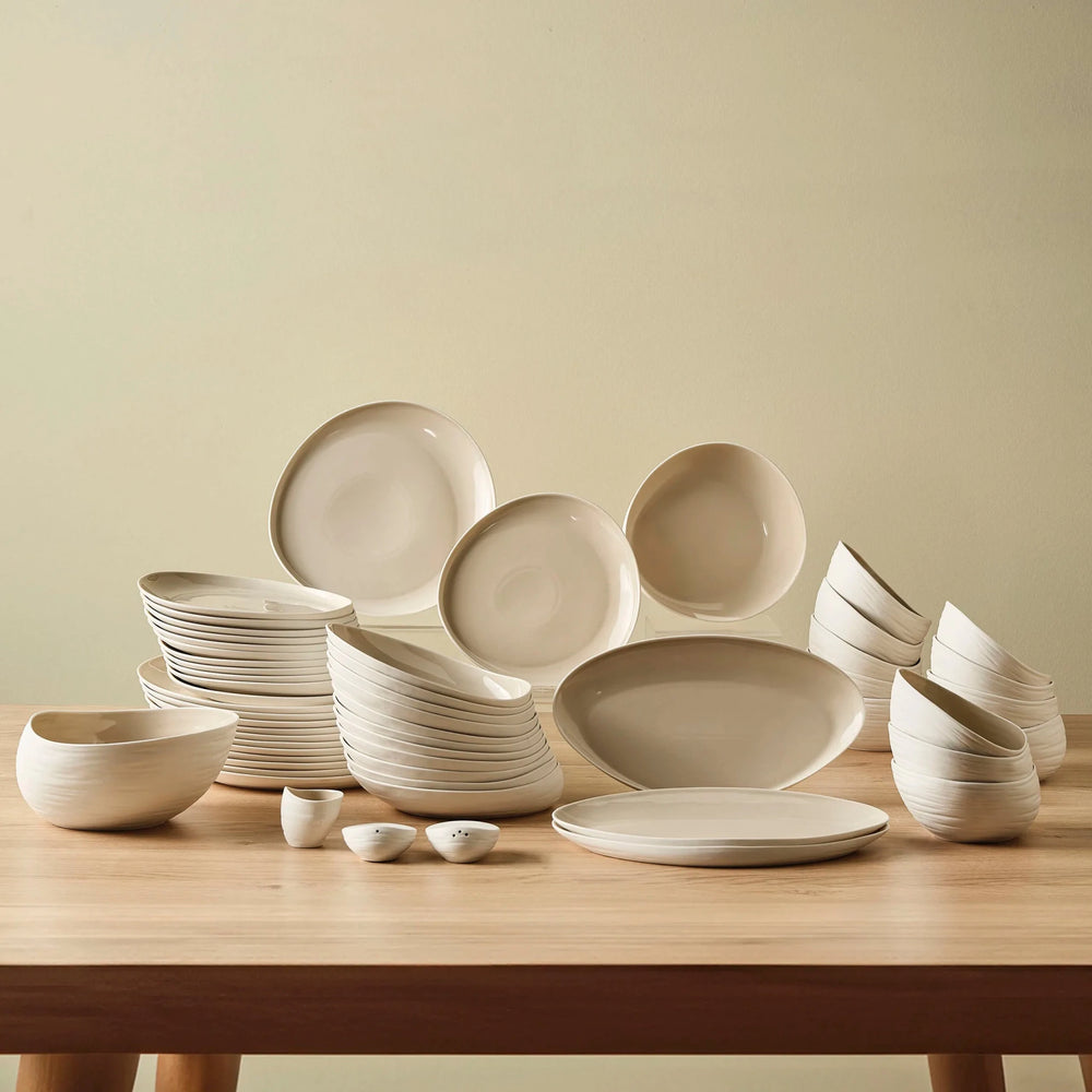 Karaca Earth Collection Rise – 55 dele Middagsservice til 12 personer - Løven Home