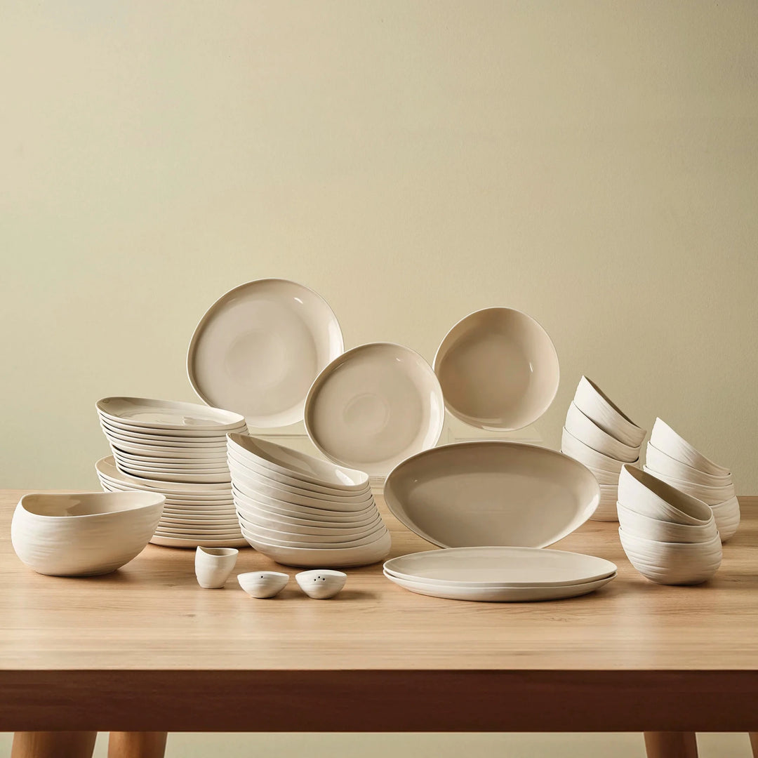 Karaca Earth Collection Rise – 55 dele Middagsservice til 12 personer - Løven Home