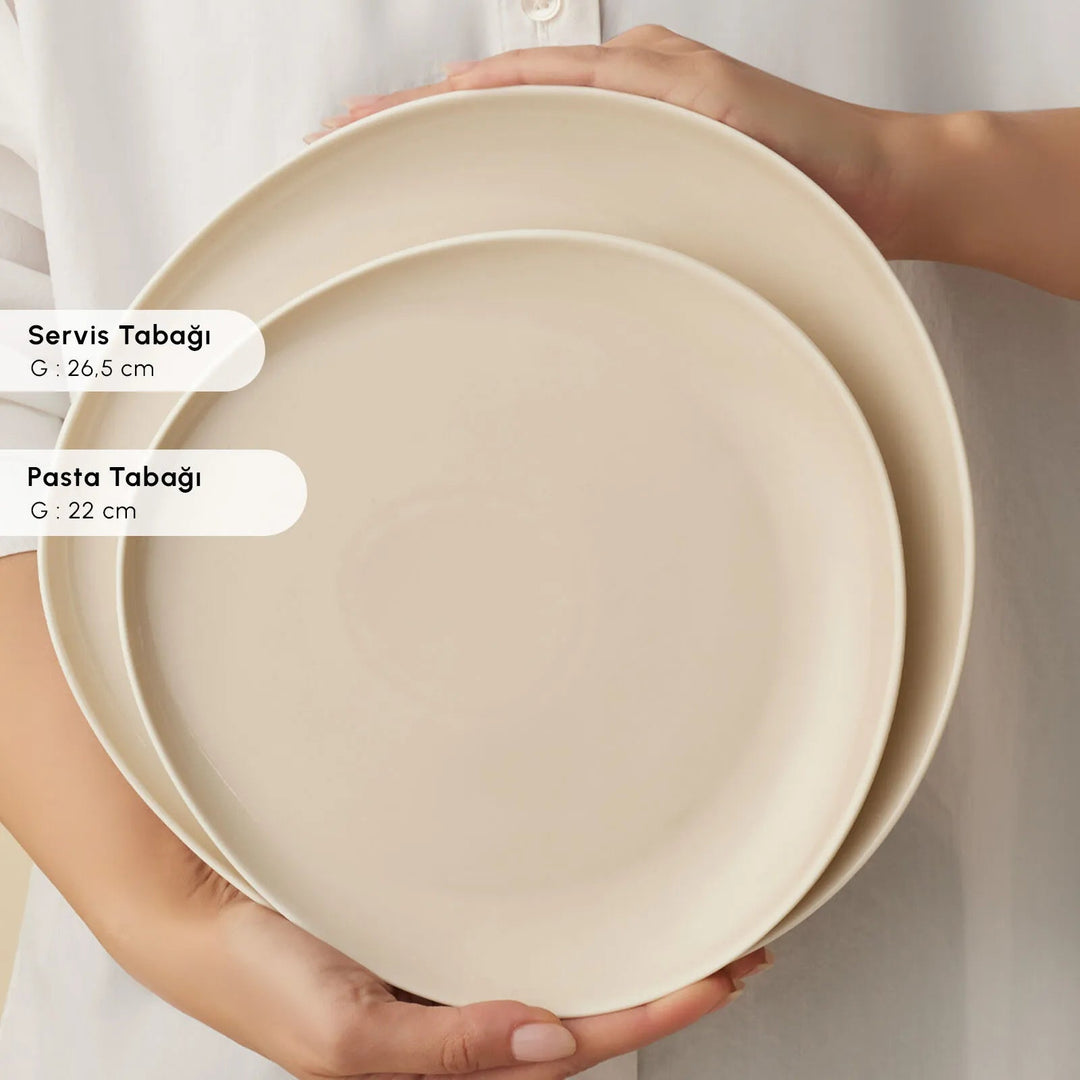 Karaca Earth Collection Rise – 55 dele Middagsservice til 12 personer - Løven Home