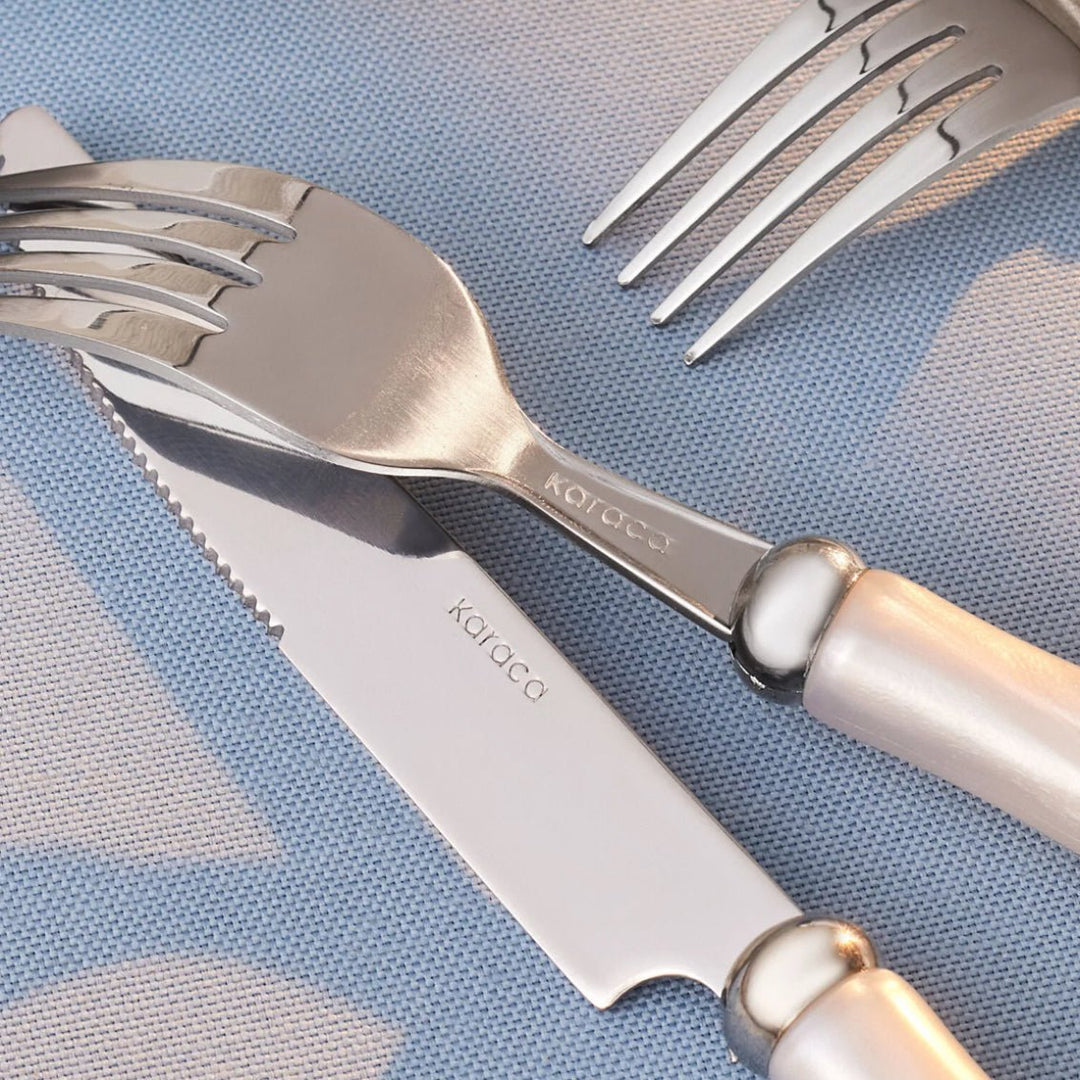 Karaca Ember Perlemor Bestiksæt 24 dele (6 personer) - Løven Home