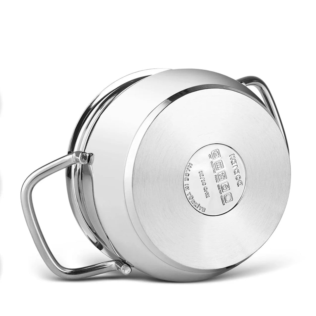 Karaca Emirgan Induktion 8 - delt Rustfrit Stål Grydesæt - Løven Home