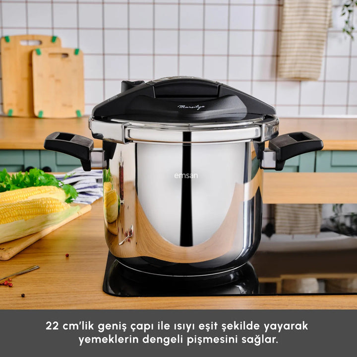 Karaca - Emsan Marsilya - Induktionsbaseret Trykkoger - 5 liter - Løven Home