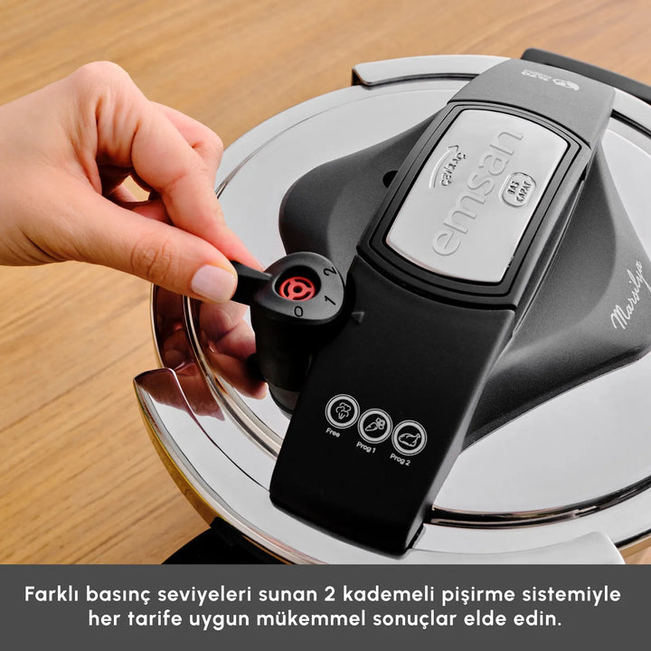 Karaca - Emsan Marsilya - Induktionsbaseret Trykkoger - 5 liter - Løven Home