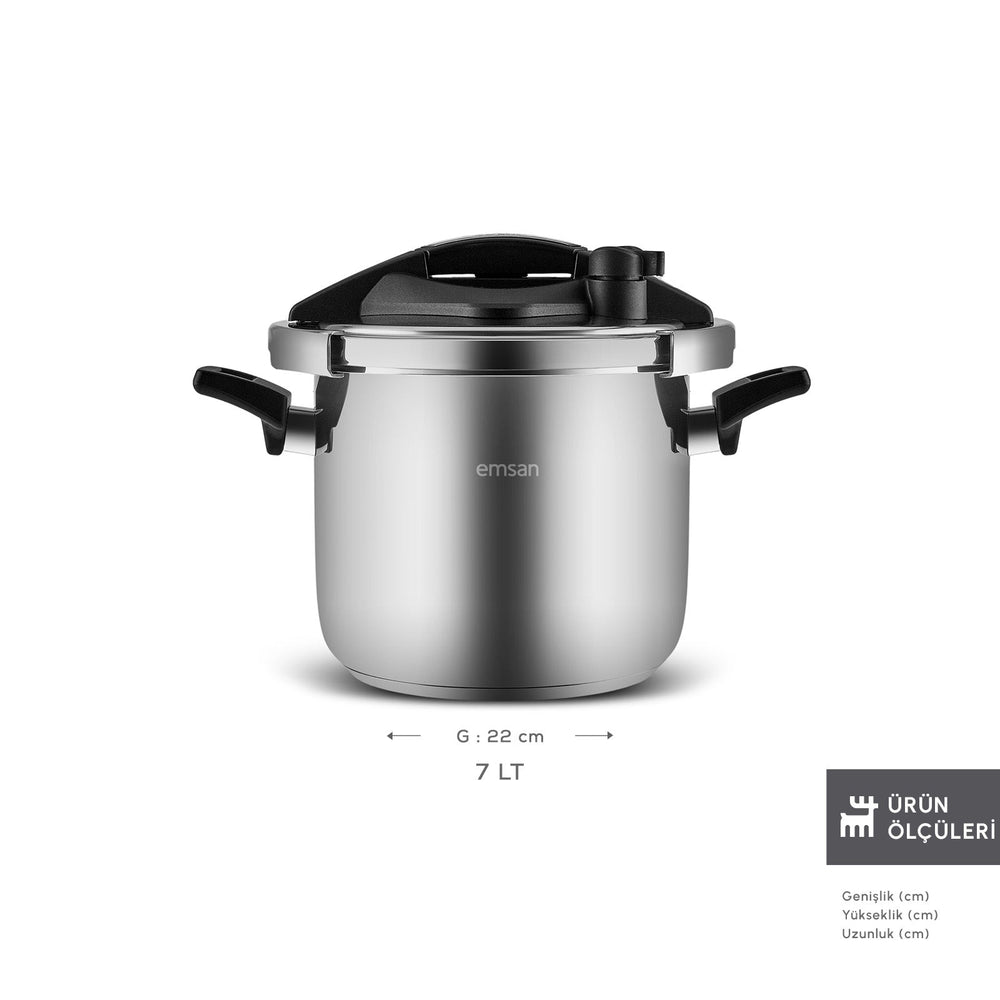 Karaca - Emsan Marsilya - Induktionsbaseret Trykkoger - 7 liter - Løven Home