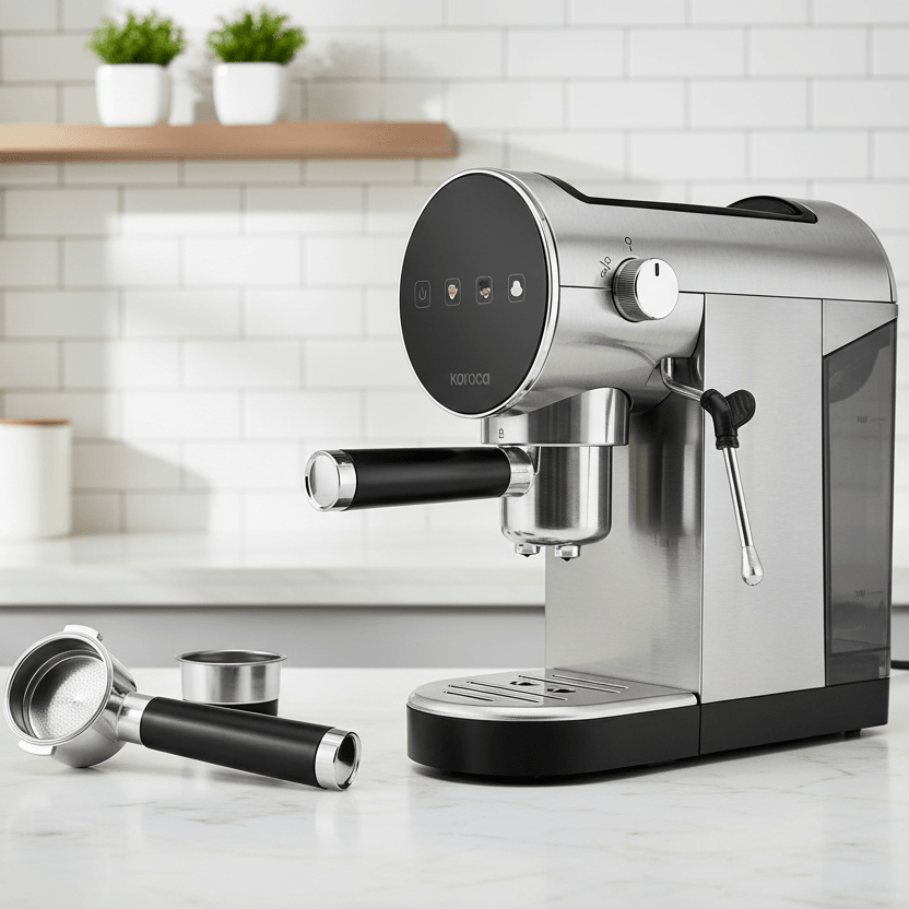 Karaca Espresso Maskine Art Digital Inox - Løven Home