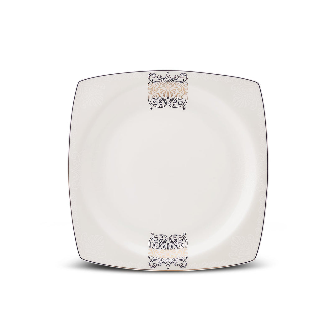 Karaca Fine Bone New Lotus Gold Spisestel til 4 Personer 17 Dele - Løven Home