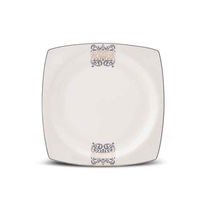 Karaca Fine Bone New Lotus Gold Spisestel til 4 Personer 17 Dele - Løven Home