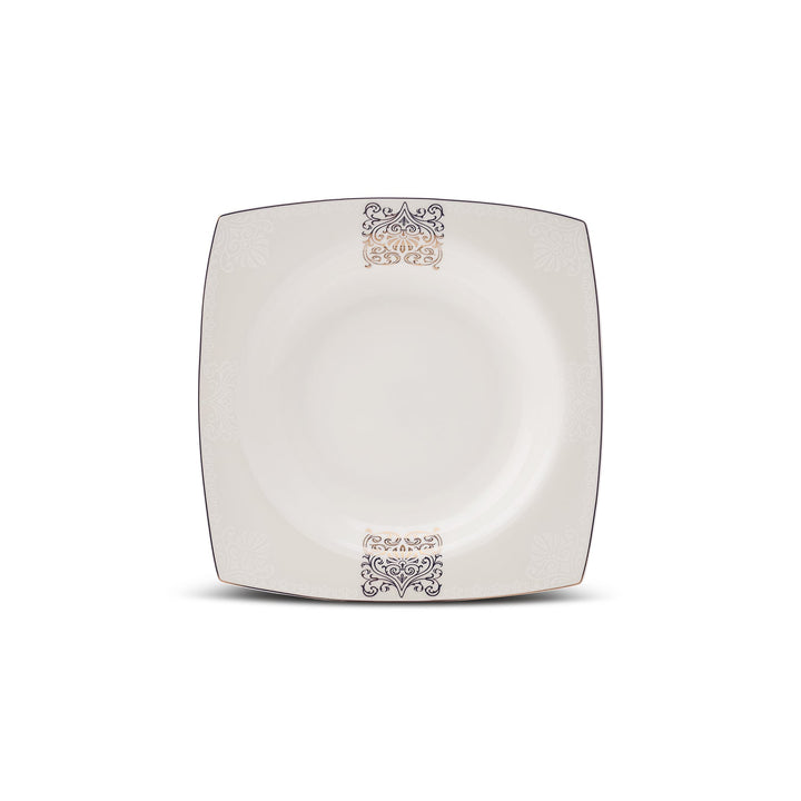 Karaca Fine Bone New Lotus Gold Spisestel til 4 Personer 17 Dele - Løven Home