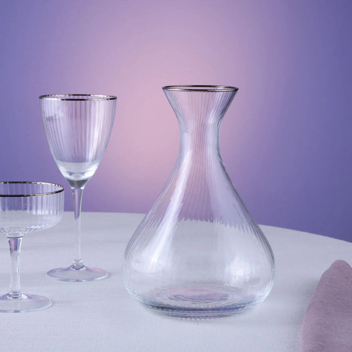 Karaca Fine Pearl – 37 dele Glassæt med Platin - Løven Home