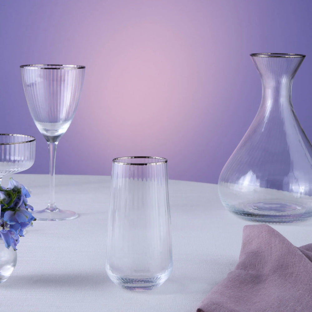 Karaca Fine Pearl – 37 dele Glassæt med Platin - Løven Home