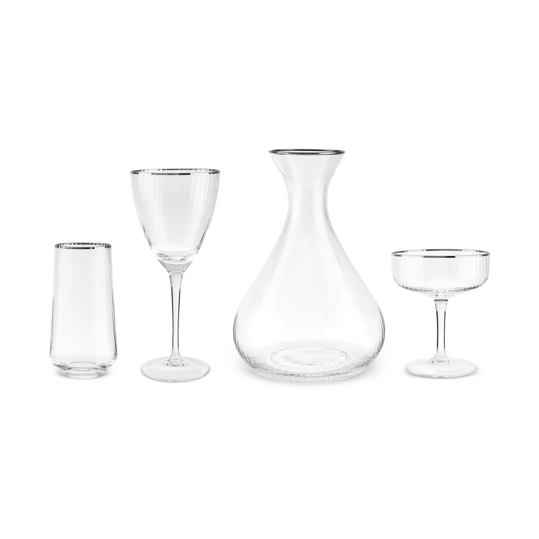 Karaca Fine Pearl – 37 dele Glassæt med Platin - Løven Home