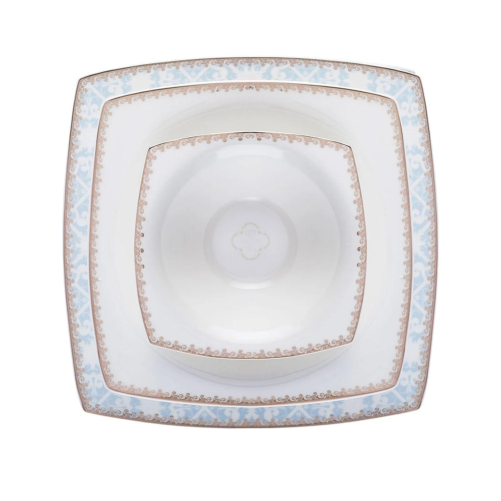 Karaca Fine Pearl Contour 62 Dele Spisestel til 12 Personer – Fremstillet med ægte perler - Løven Home