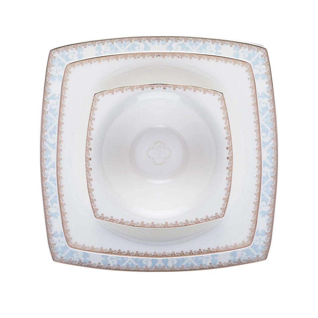 Karaca Fine Pearl Contour 62 Dele Spisestel til 12 Personer – Fremstillet med ægte perler - Løven Home