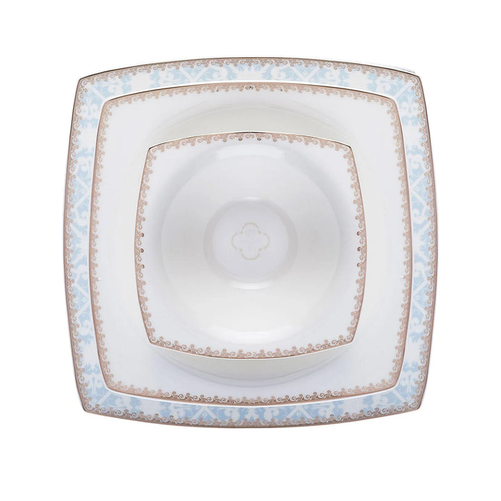 Karaca Fine Pearl Contour 62 Dele Spisestel til 12 Personer – Fremstillet med ægte perler - Løven Home