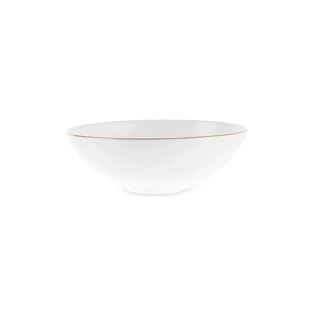 Karaca Fine Pearl - Extra Chanak Tallerkensæt - 55 dele | 12 personer | Hvid/Guld - Løven Home