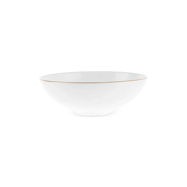 Karaca Fine Pearl - Extra Chanak Tallerkensæt - 55 dele | 12 personer | Hvid/Guld - Løven Home