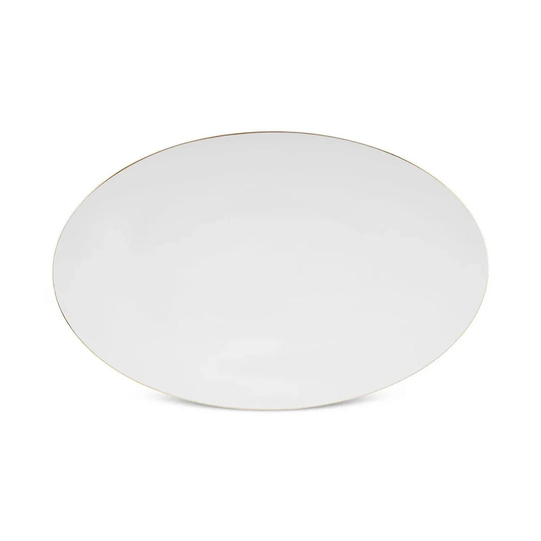 Karaca Fine Pearl - Extra Chanak Tallerkensæt - 55 dele | 12 personer | Hvid/Guld - Løven Home